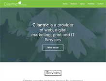 Tablet Screenshot of cilantric.com